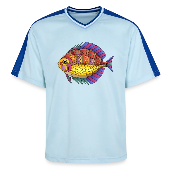 Ryba, l'Esprit du Poisson sur T-shirt de foot unisexe en mesh