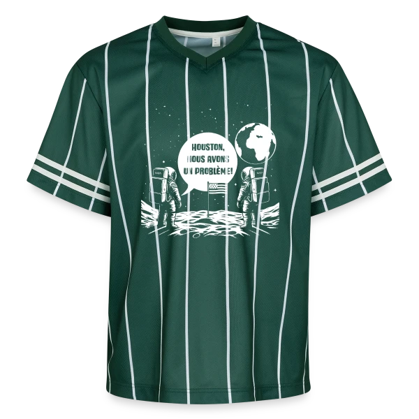 Houston, Nous avons un Problème - Citation Spatiale sur T-shirt de foot unisexe en mesh