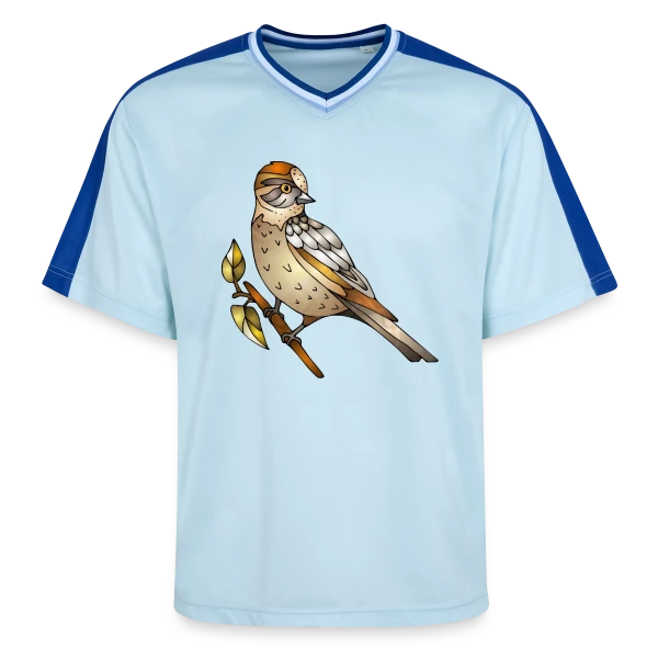 L'Oiseau Arc-en-ciel sur T-shirt de foot unisexe en mesh