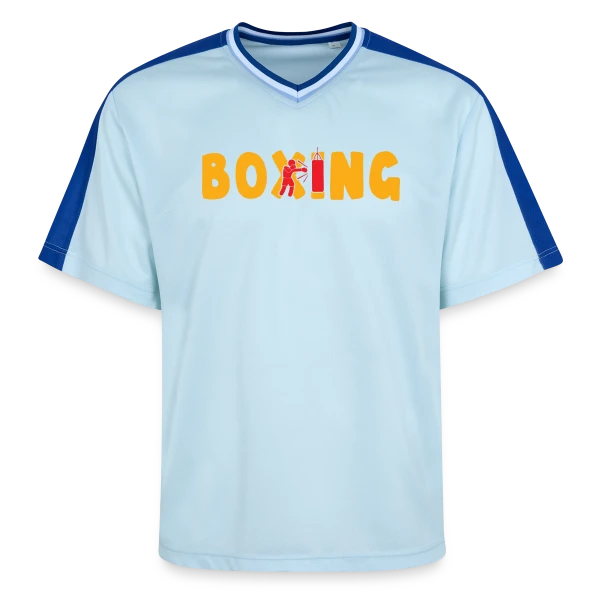 Boxing - Mon Sport, Ma Passion ! Humour Combat sur T-shirt de foot unisexe en mesh