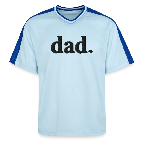 Brodé 'Dad' - Style Élégant et Minimaliste sur T-shirt de foot unisexe en mesh