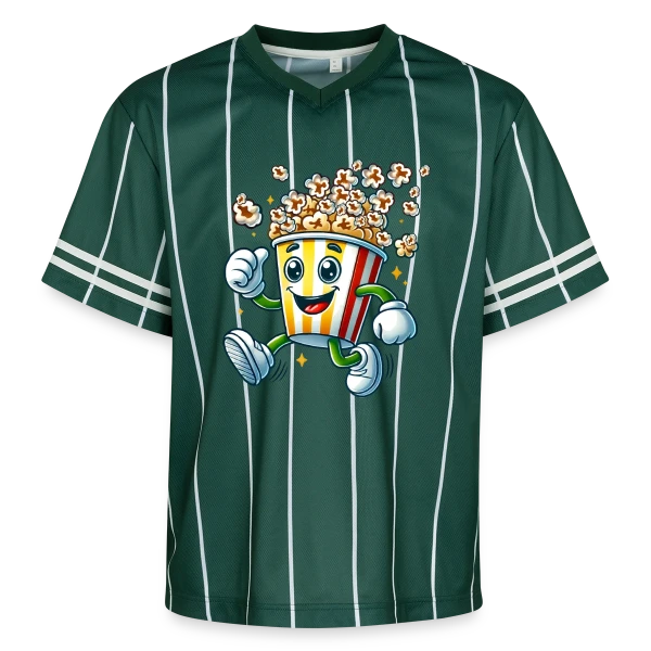 Popcorn Comique : La Star de Vos Soirées Ciné sur T-shirt de foot unisexe en mesh