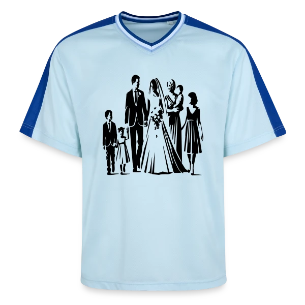 Mariage et Fête sur T-shirt de foot unisexe en mesh