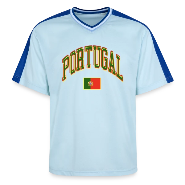 L'Esprit Portugal sur T-shirt de foot unisexe en mesh
