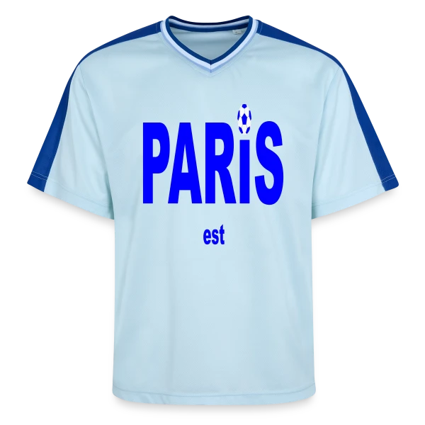 Paris Foot Passion sur T-shirt de foot unisexe en mesh