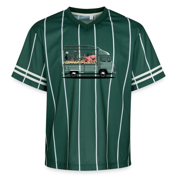 Camperarium : L'Art du Voyage Nomade sur T-shirt de foot unisexe en mesh