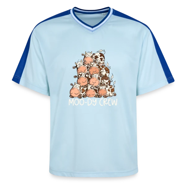 Humour Vache : Le T-Shirt Rigolo et Son Jeu de Mots sur T-shirt de foot unisexe en mesh