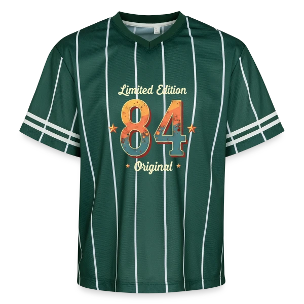 40e Anniversaire Homme Femme - 40 Ans en 1984 sur T-shirt de foot unisexe en mesh