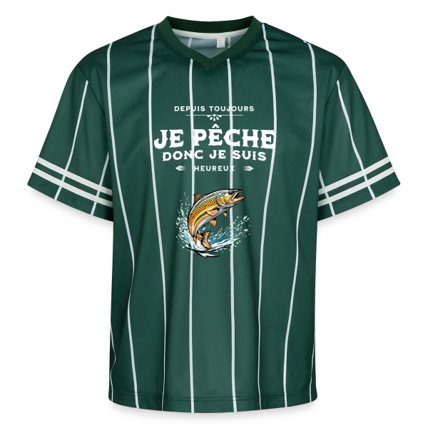 Pêche & Bonheur : Le T-shirt Coloré sur T-shirt de foot unisexe en mesh