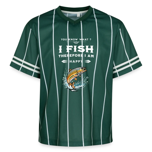 Pêche & Humour : Design Naturel sur T-shirt de foot unisexe en mesh
