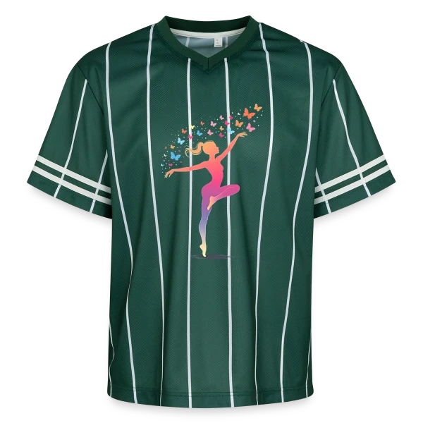 Gymnastique Rythmique - Humour Vieille pour Ça sur T-shirt de foot unisexe en mesh