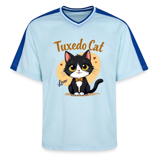 Amoureux du Chat Smoking - Cadeau Idéal sur T-shirt de foot unisexe en mesh