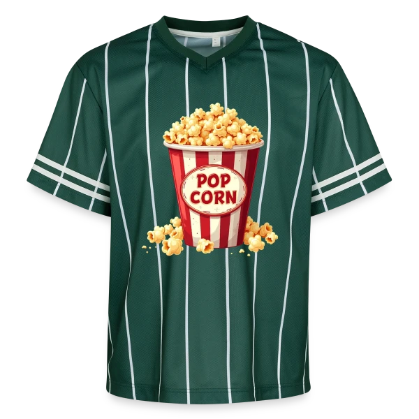Popcorn Amusant - Idéal Carnaval Enfant sur T-shirt de foot unisexe en mesh