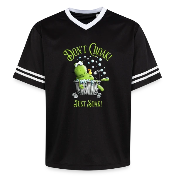 Grenouille Détente & Bain sur T-shirt de foot unisexe en mesh