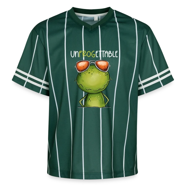 Grenouille Cool et Inoubliable sur T-shirt de foot unisexe en mesh