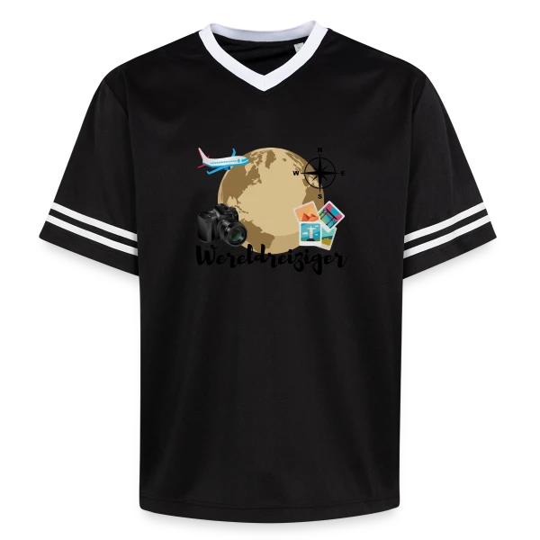 Voyageur du Monde Aventure sur T-shirt de foot unisexe en mesh