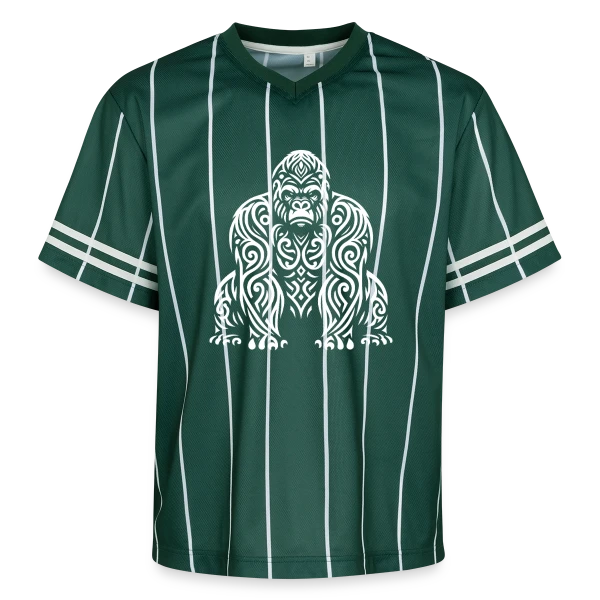 Gorille Tribal - Design Ethnique Sauvage sur T-shirt de foot unisexe en mesh