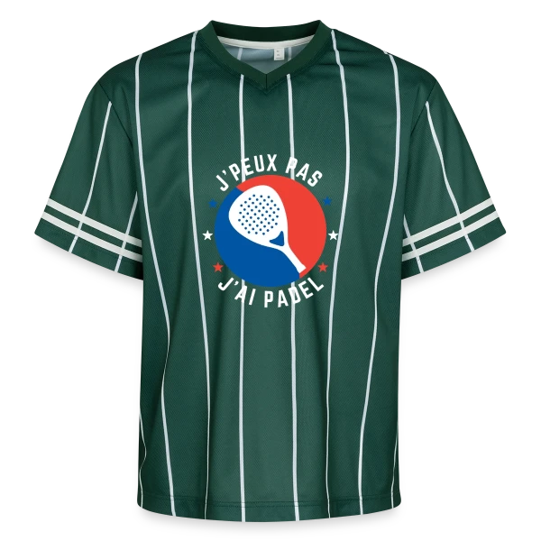 J'Peux Pas, J'ai Padel : Humour de Padeliste sur T-shirt de foot unisexe en mesh