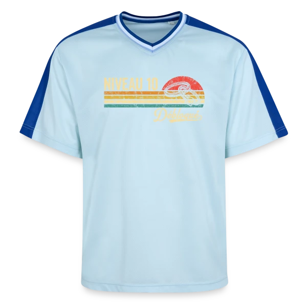 Niveau 10 Mariage Vintage sur T-shirt de foot unisexe en mesh
