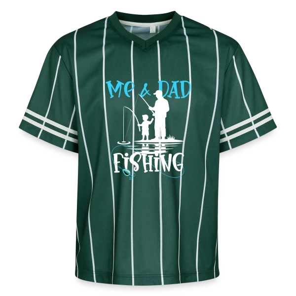 Pêche en Famille : Papa et Moi sur T-shirt de foot unisexe en mesh