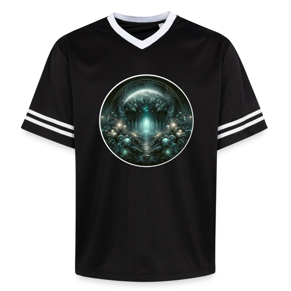 Forêt Mystique Enchantée sur T-shirt de foot unisexe en mesh