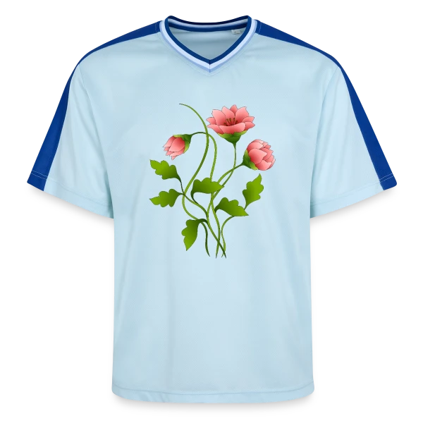 Design Numérique 2141 sur T-shirt de foot unisexe en mesh