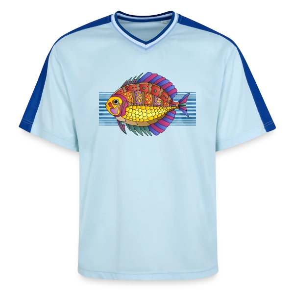 Design Numérique 5099 : Votre Style Unique sur T-shirt de foot unisexe en mesh