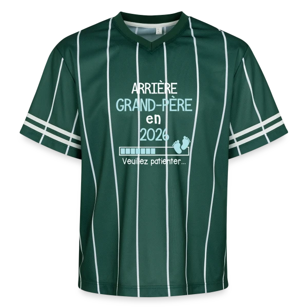 Arrière-Grand-Père 2026 : Bientôt Papy sur T-shirt de foot unisexe en mesh