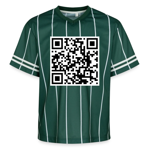 Mystère Merw sur T-shirt de foot unisexe en mesh