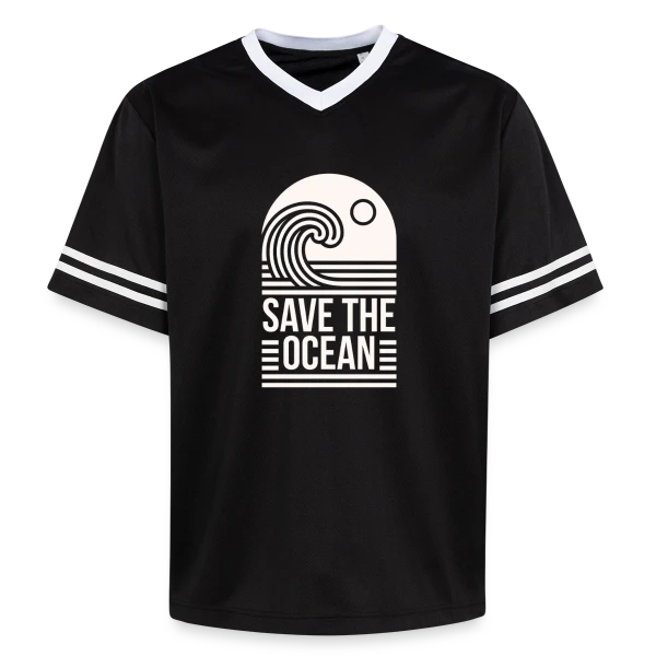 Vague Océanique Activisme sur T-shirt de foot unisexe en mesh