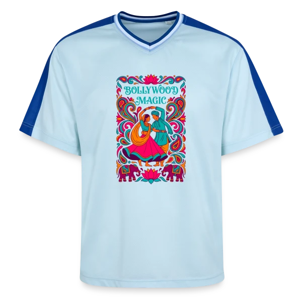 Magie Bollywood sur T-shirt de foot unisexe en mesh