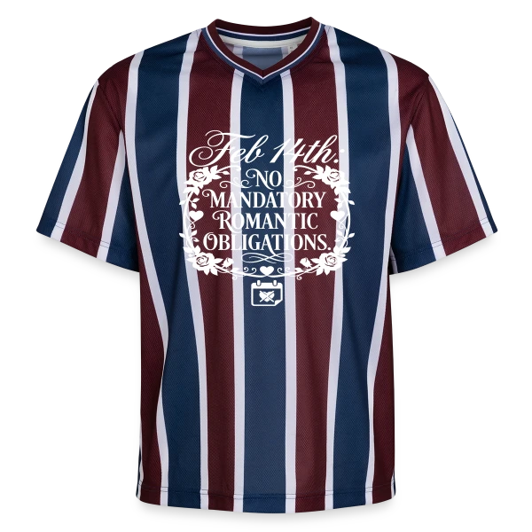 Douce Romance sur T-shirt de foot unisexe en mesh