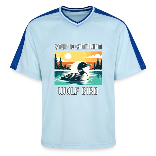 Plongeon Canadien Rétro sur T-shirt de foot unisexe en mesh