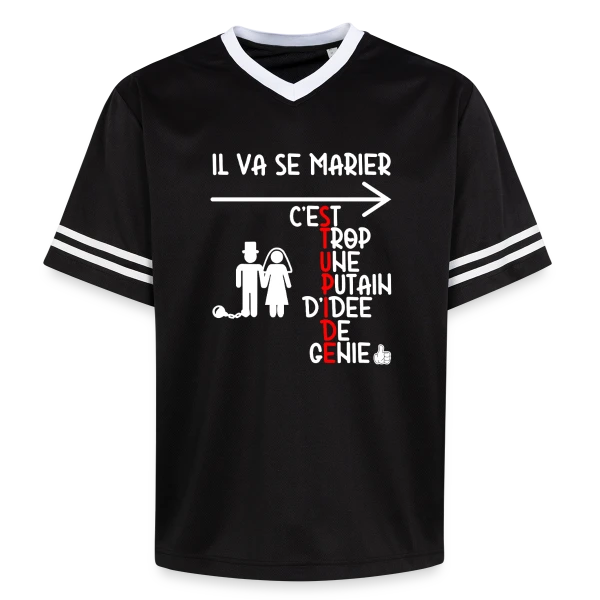 Le Numéro Huit sur T-shirt de foot unisexe en mesh