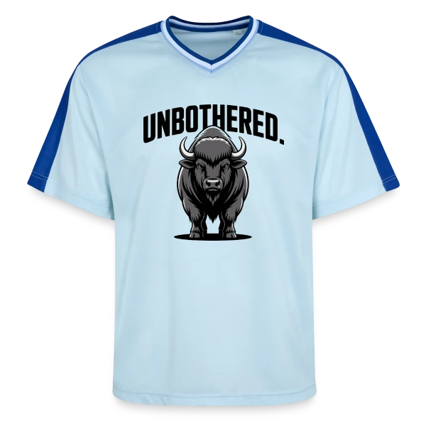 Bison Imperturbable sur T-shirt de foot unisexe en mesh