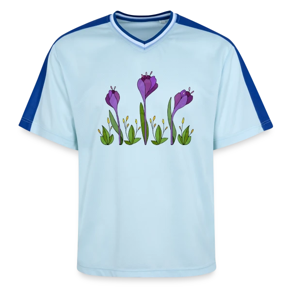 Design 4133 Énigme Urbaine sur T-shirt de foot unisexe en mesh