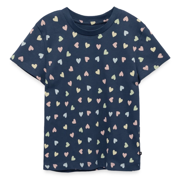 Maquette de T-shirt enfant Premium en coton biologique à impression intégrale à personnaliser
