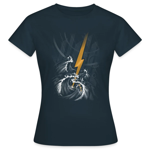 Maquette de T-shirt Femme « Symphonie Orageuse » à personnaliser