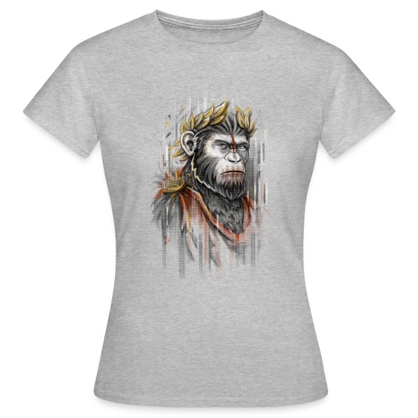 Maquette de T-shirt Femme « César l'Empereur Singe » à personnaliser