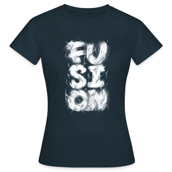 Maquette de T-shirt Femme « Explosion Fusion » à personnaliser
