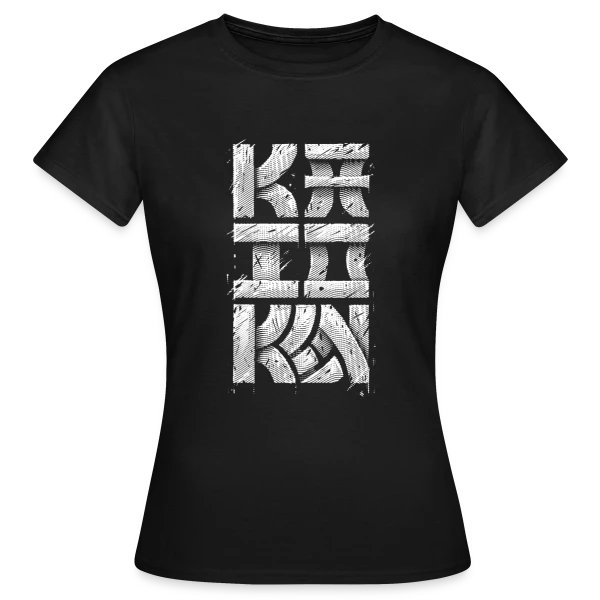Maquette de T-shirt Femme « Kaioken : Explosion de Puissance Saiyan » à personnaliser