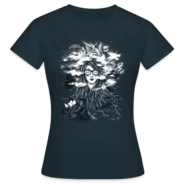 Monde Onirique sur T-shirt Femme
