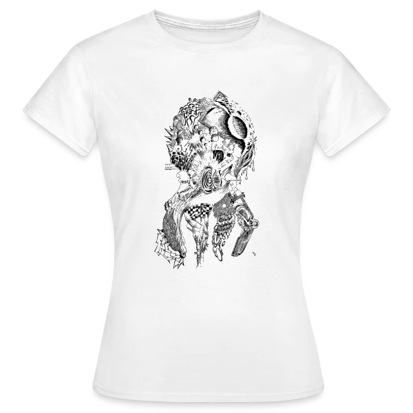 Maquette de T-shirt Femme « Dessine-moi un Poulpe ! » à personnaliser