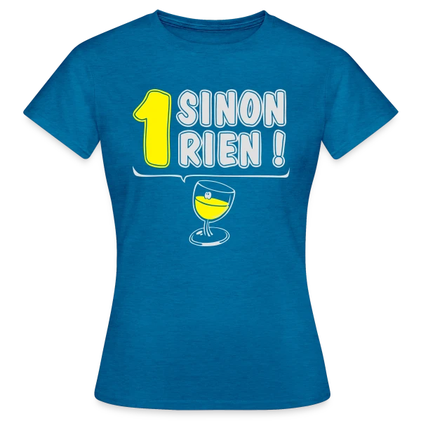 Maquette de T-shirt Femme « Un Jaune ou Rien » à personnaliser