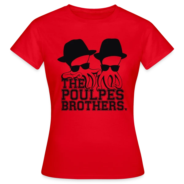 Maquette de T-shirt Femme « The Poulpe Brothers » à personnaliser