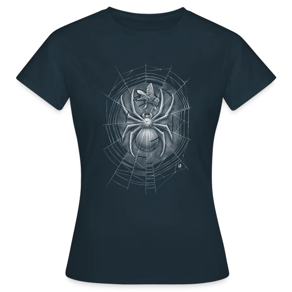 Maquette de T-shirt Femme « Toile d'Araignée Mystérieuse » à personnaliser
