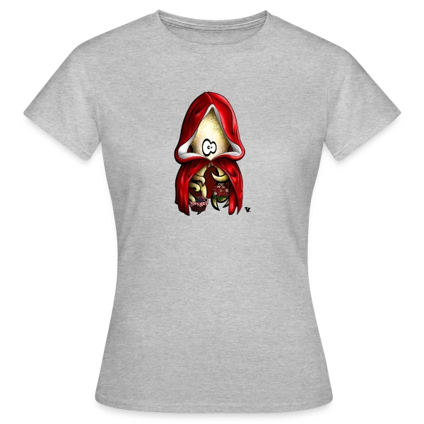 Maquette de T-shirt Femme « Le Petit Chaperon Poulpe » à personnaliser