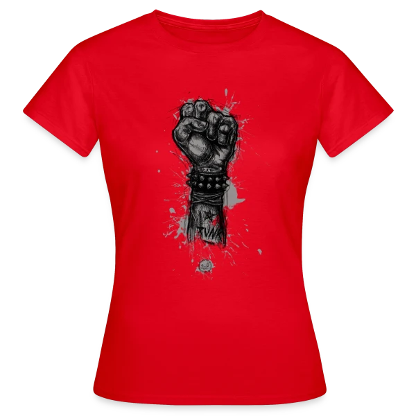 Maquette de T-shirt Femme « Punk is Not Dead : Rébellion Éternelle » à personnaliser