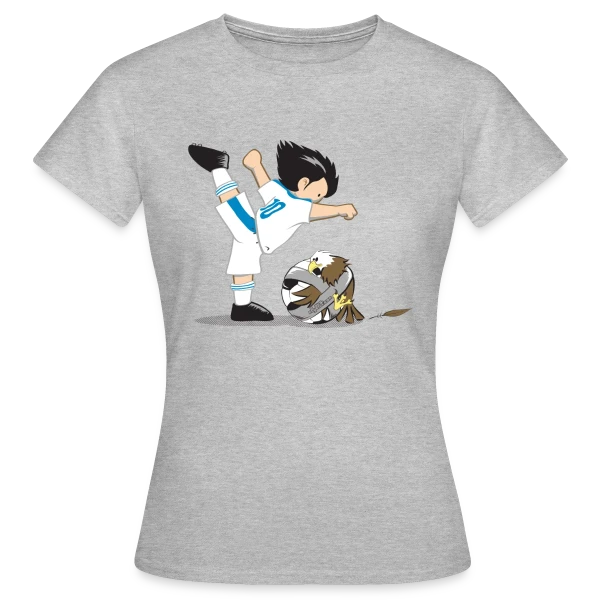 Maquette de T-shirt Femme « Le Tir Précis de l'Aigle » à personnaliser