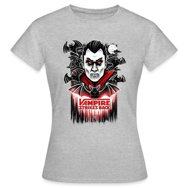 Maquette de T-shirt Femme « Le Retour du Vampire V2 » à personnaliser